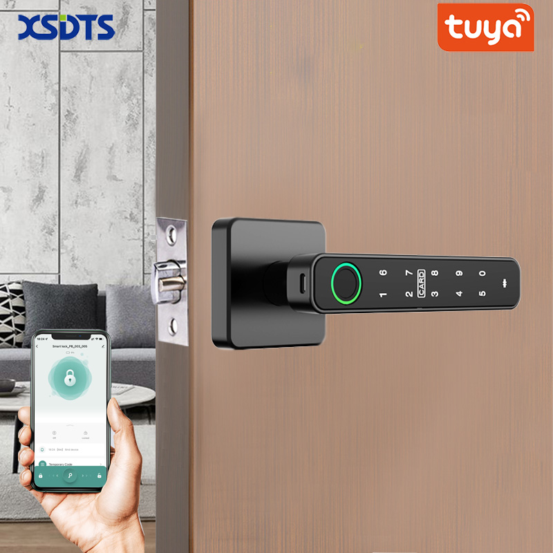 Door Handle Bar - Fechadura Digital Inteligente XSDTS Tuya com