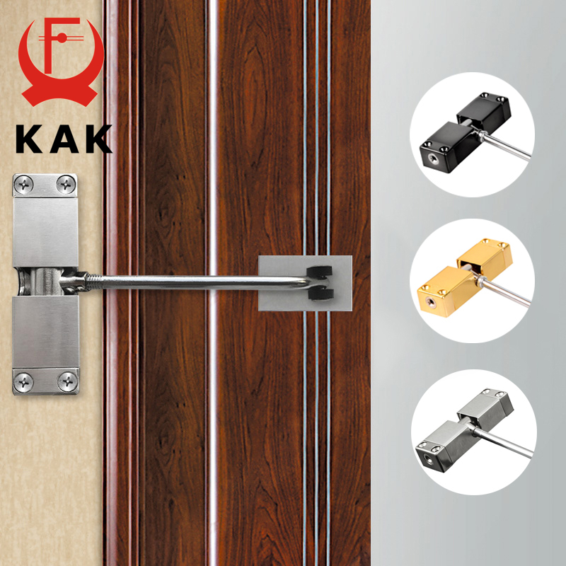 Furniture Hardware Black - KAK-aço inoxidável automática porta mais perto,