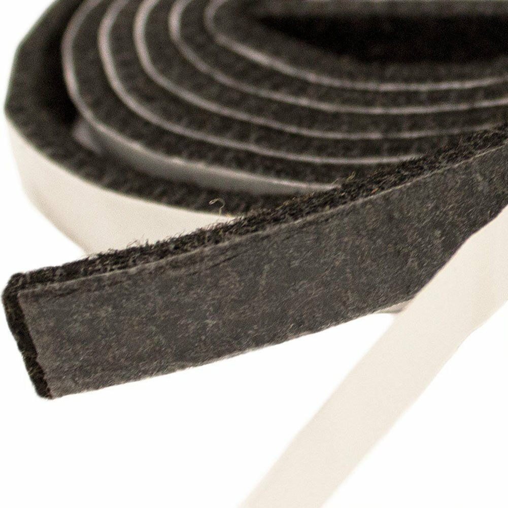 Furniture Hardware Black - Rolo de almofada de feltro autoadesivo