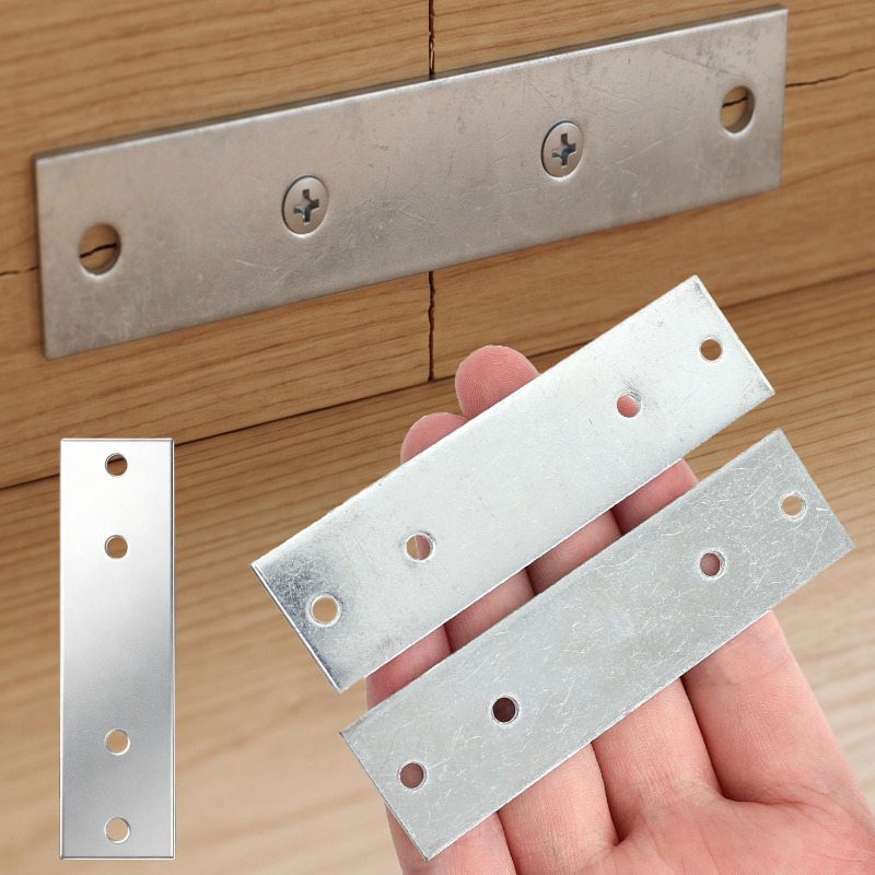 Furniture Hardware Supplies - 6/1 PEÇAS Suportes Retos Reforçados de