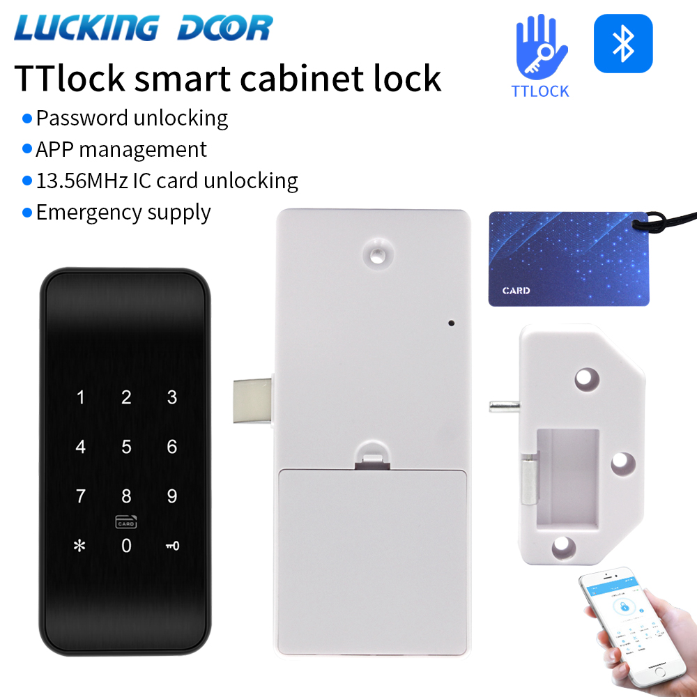 Furniture Hardware Supplies - Ttlock 13.56mhz fechadura de gaveta de