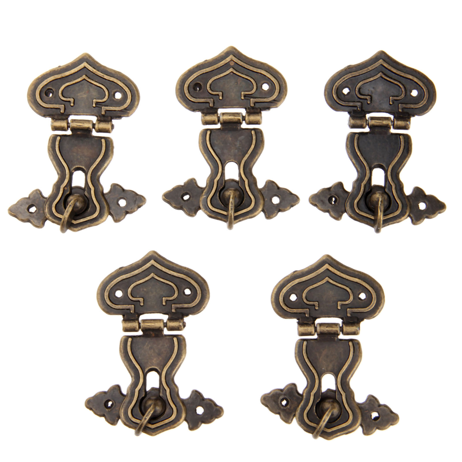 Furniture Hardware Supplies - Antique Metal Lock com Parafusos, Ferrolho