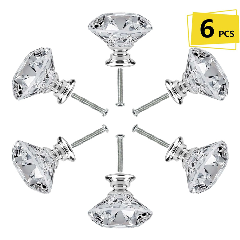 Furniture Hardware Supplies - Conjunto de 6 Puxadores de Armário