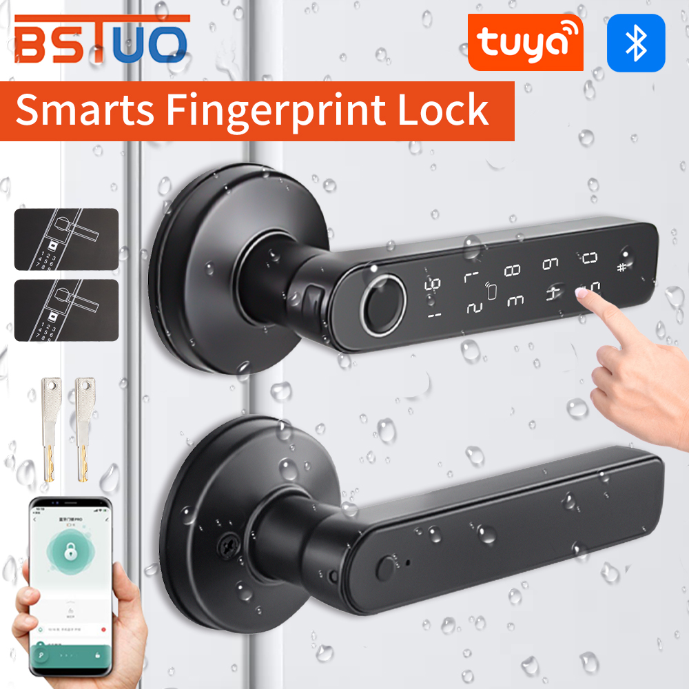 Door Handle Bar - Fechadura inteligente de porta bluetooth tuya,