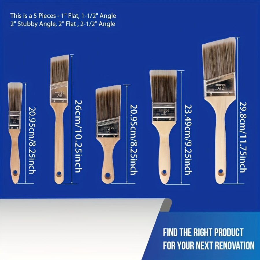 5 pçs escova de pintura de alt - Furniture Hardware Latch avaliação e preço