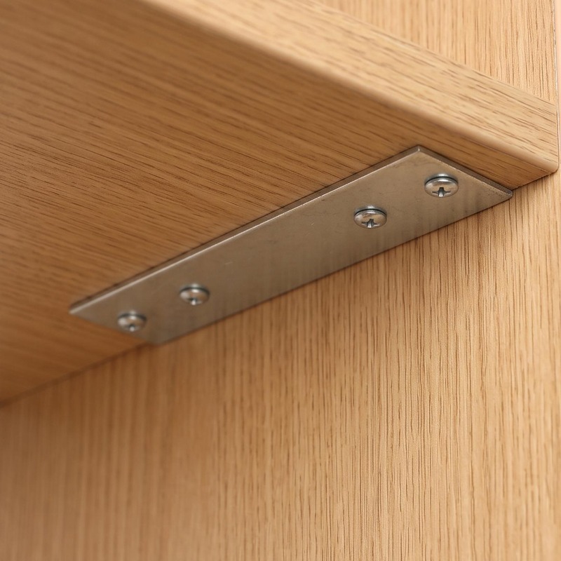6/1 PEÇAS Suportes Retos Refor - Furniture Hardware Supplies avaliação e preço