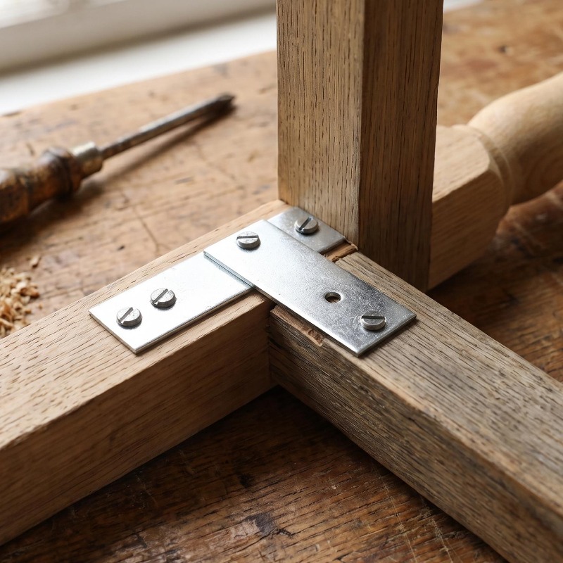 6/1 PEÇAS Suportes Retos Refor - Furniture Hardware Supplies avaliação e preço