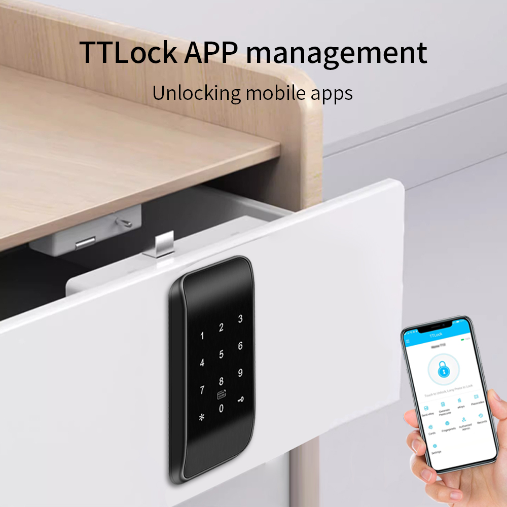 Ttlock 13.56mhz fechadura de g - Furniture Hardware Supplies avaliação e preço