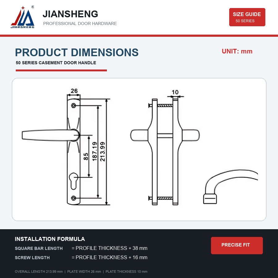 Conjunto de Fechadura com Puxa - Door Handle Bar avaliação e preço