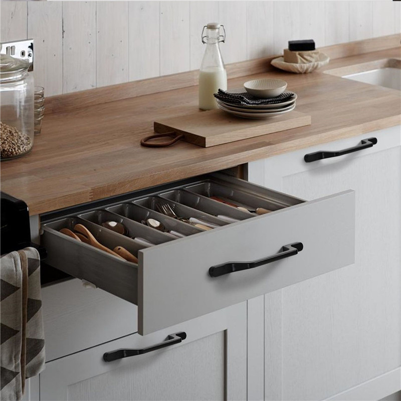 Europeu simples preto armário  - Furniture Hardware Black avaliação e preço