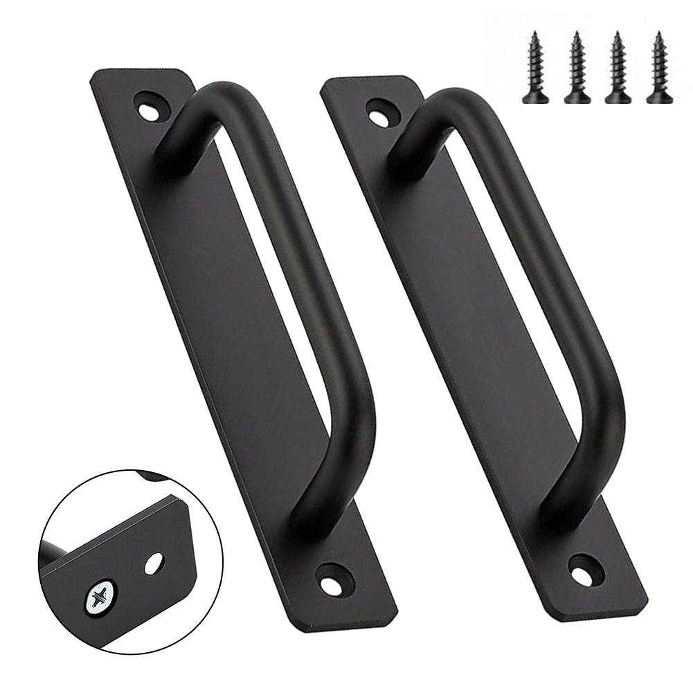 2 pçs puxadores de porta liga  - Furniture Hardware Black avaliação e preço