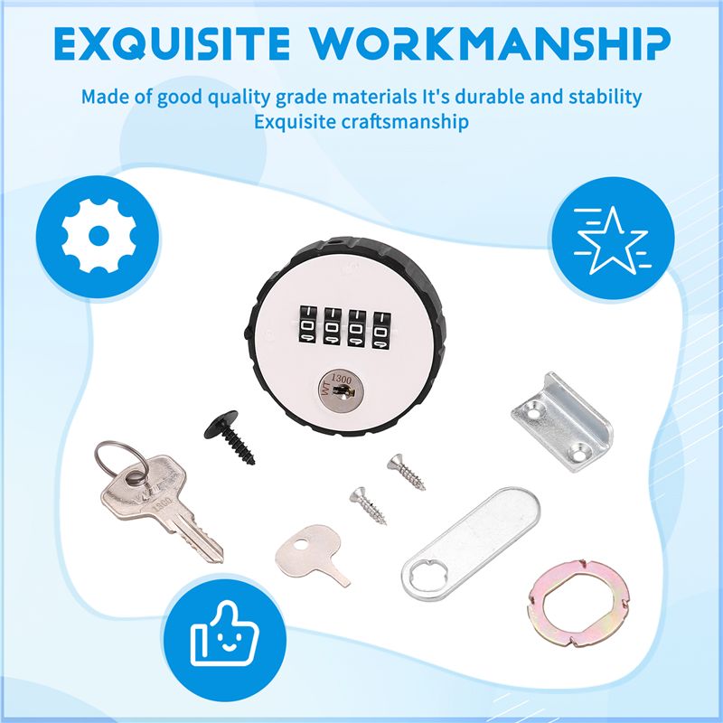 Fechadura de Combinação para A - Cabinet Lock Key avaliação e preço