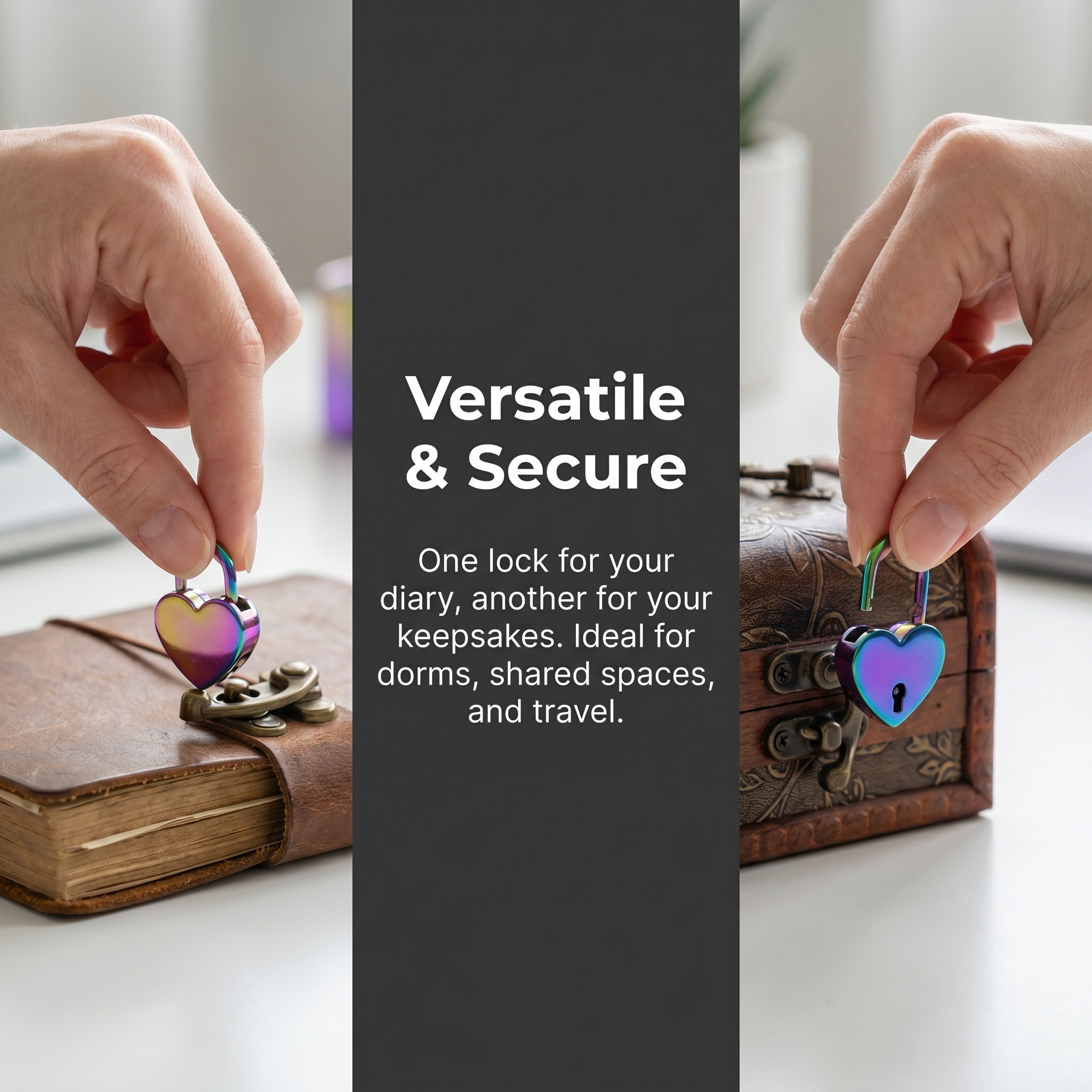 Conjunto de 2 Mini Cadeados em - Cabinet Lock Key avaliação e preço
